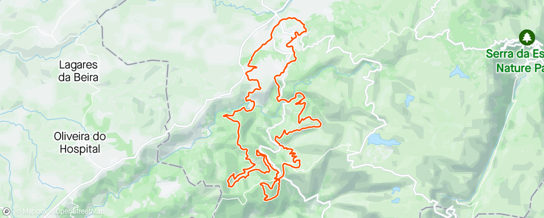 「Volta de bicicleta de montanha matinal」活動的地圖