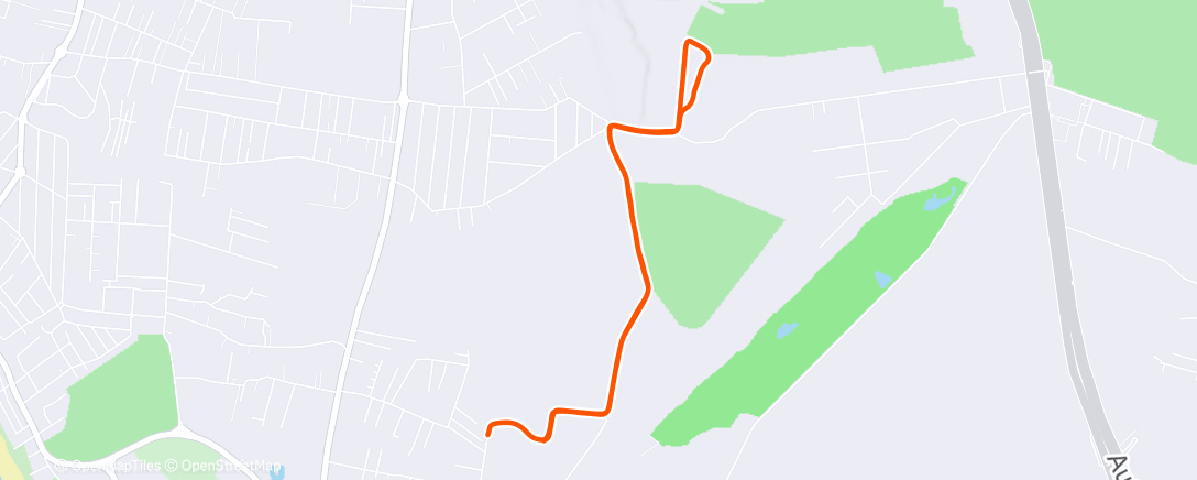 Map of the activity, Carrera a la hora del almuerzo