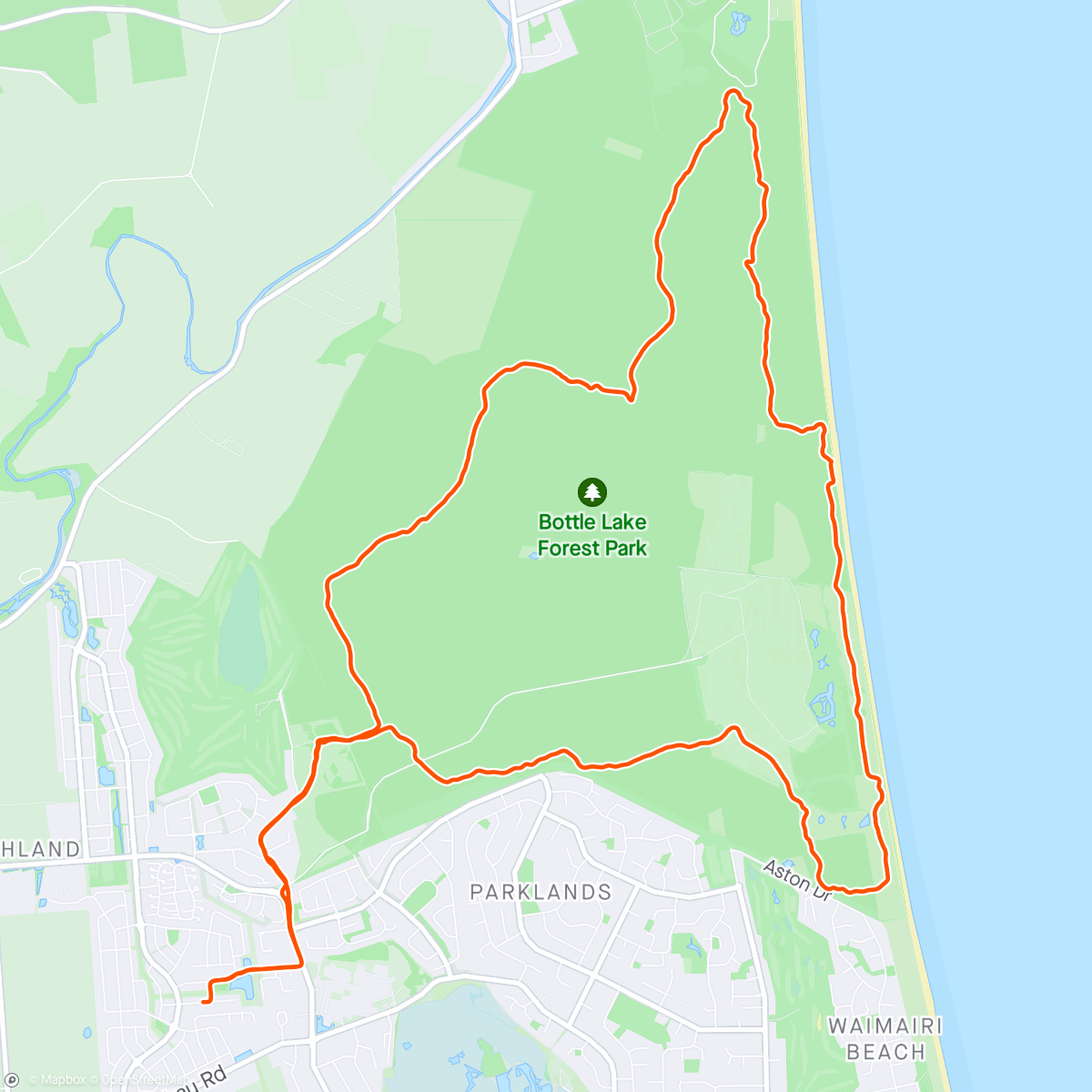 Map of the activity, E bikes. Turning boring single track into a Special Stage rally