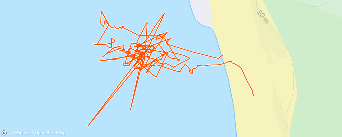 Map of the activity, Flynns reef