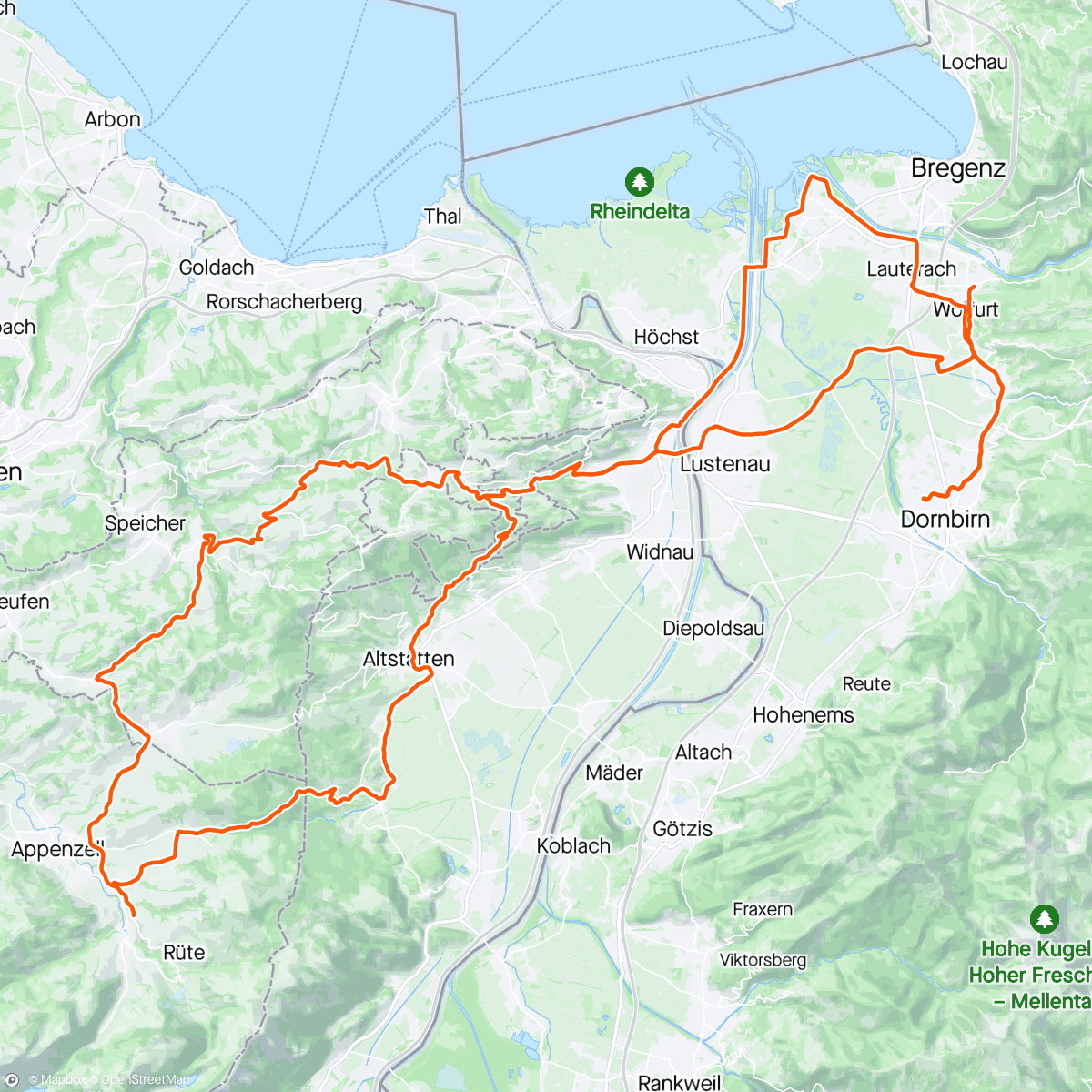 Map of the activity, In den 🇨🇭 ⛰️