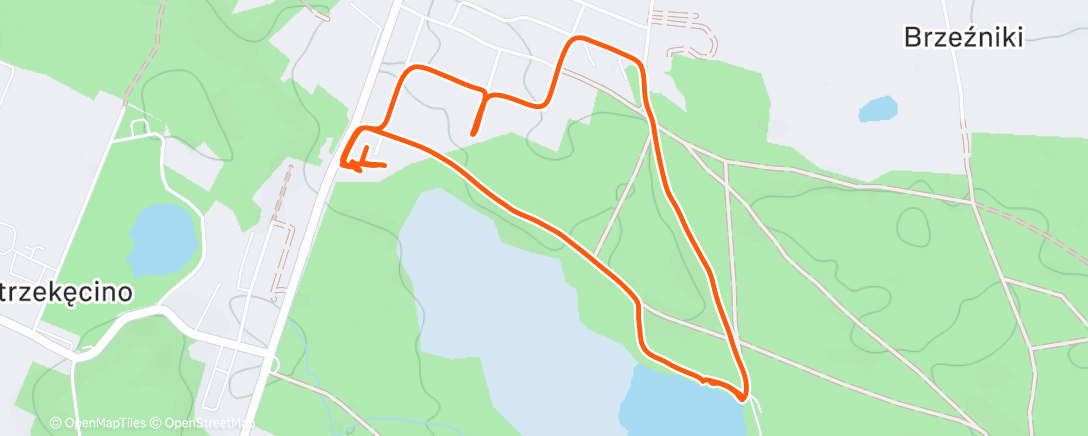 Map of the activity, Lake Schwartz 2 z Bajką Walk