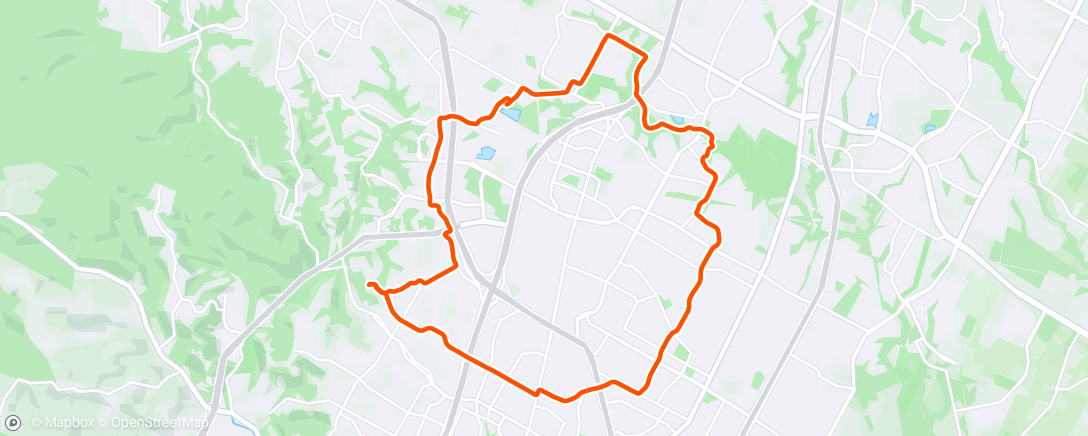 Map of the activity, Why do I always ride on garbage day?