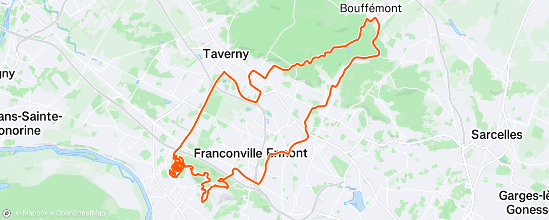 Map of the activity, Ouverture de la nocturne des Châtaignes