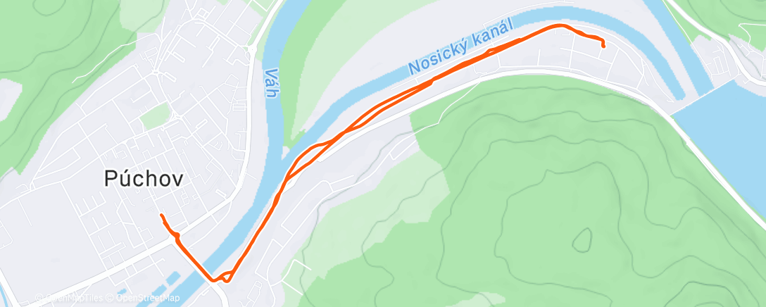 Map of the activity, Afternoon Ride