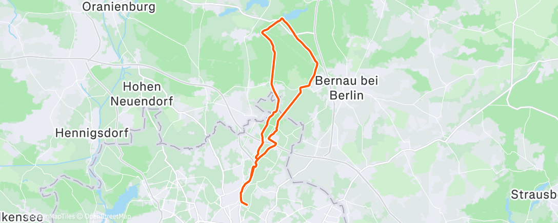Map of the activity, Gravel-FAR Heinersdorf