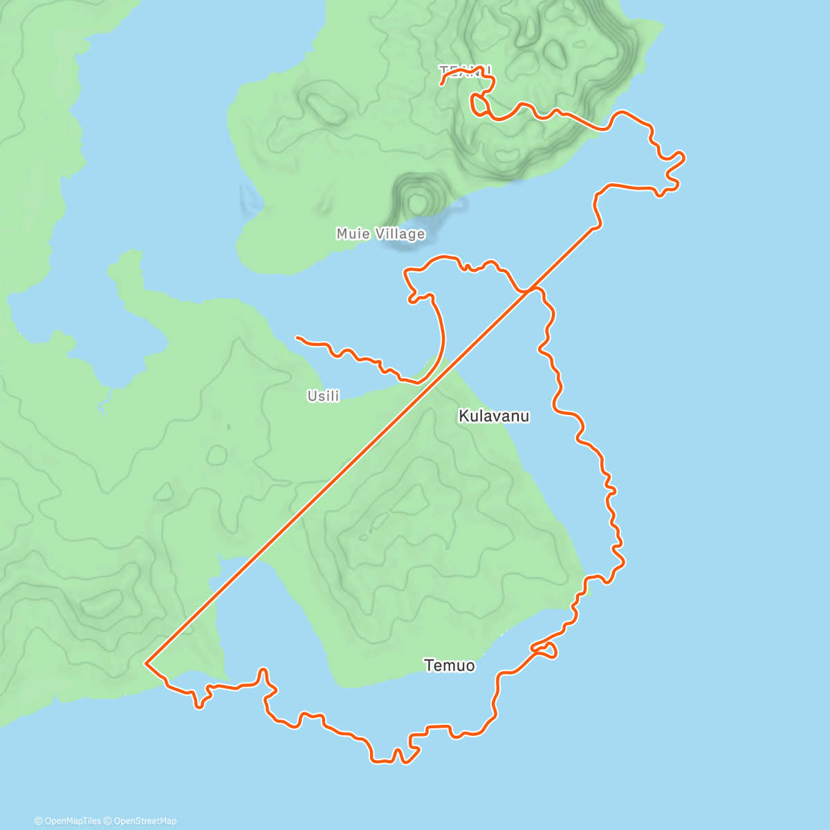 Map of the activity, Zwift - Tempus Fugit in Watopia