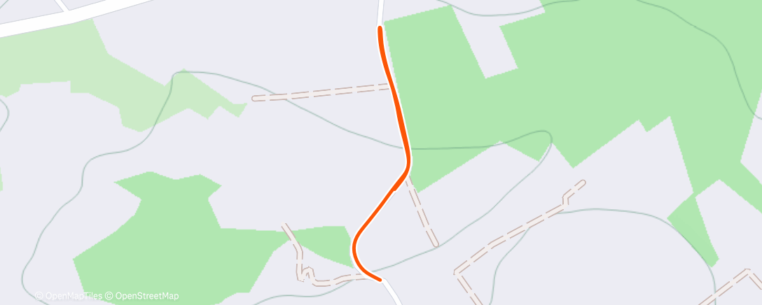 Map of the activity, Bicicleta por la tarde