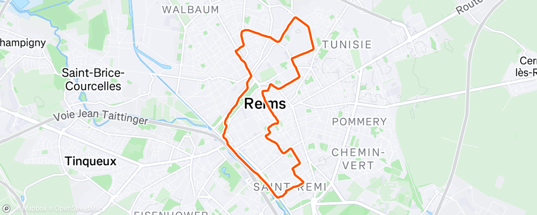 Map of the activity, Reims capital of Champagne 🍾