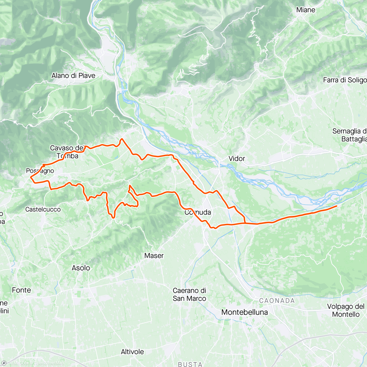 Map of the activity, Giro a NewYork e ritorno