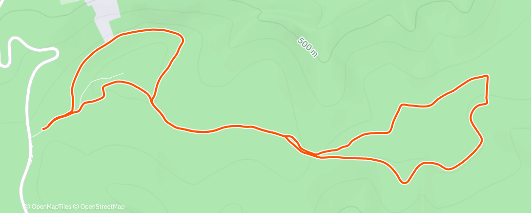 Map of the activity, Bike-MK Langlauf im Dunkeln...eben vor dem Regen morgen ❄️👍