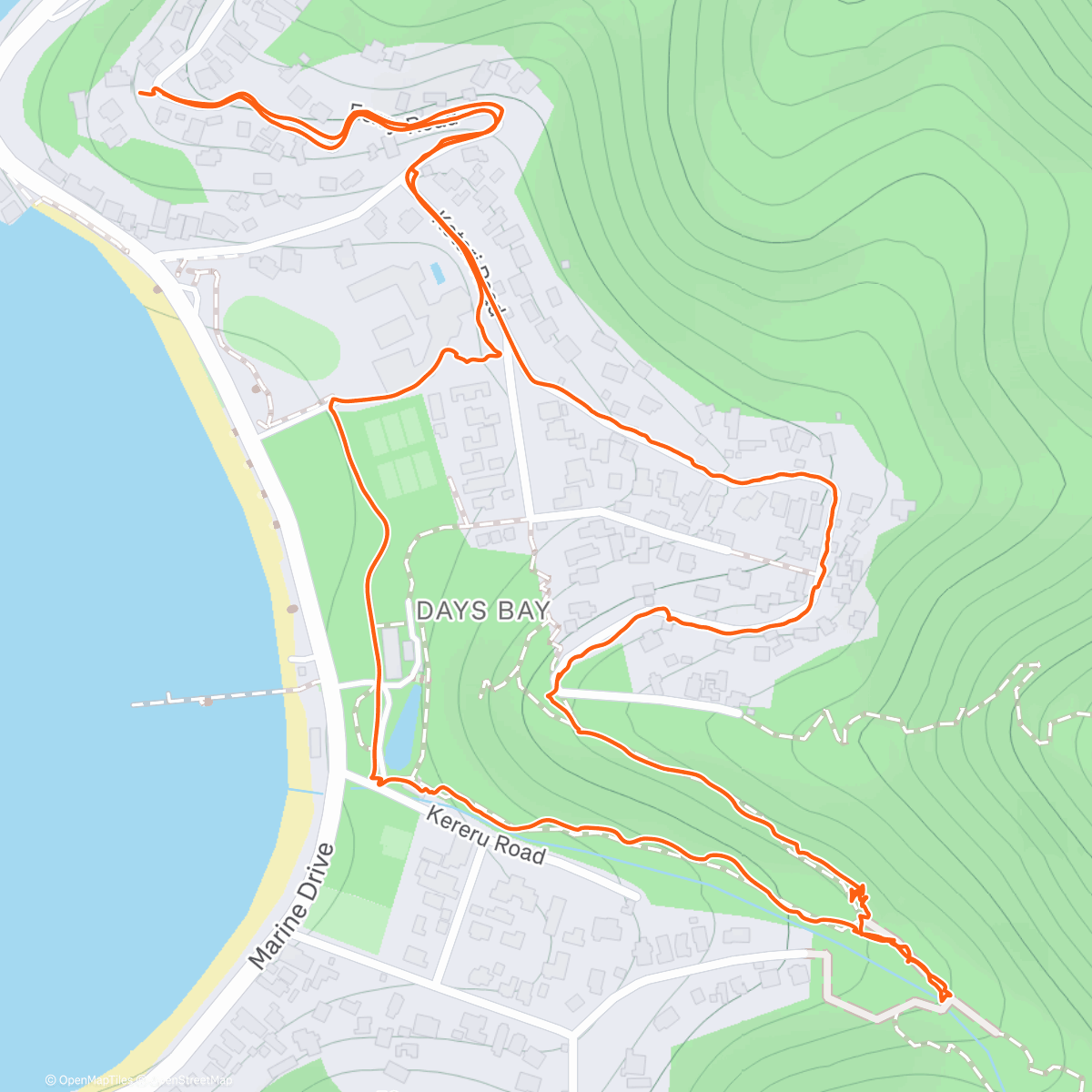 Map of the activity, Afternoon E-Bike Ride