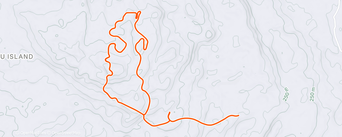 Map of the activity, TrainingPeaks Virtual - Lagoona Seeker Reverse