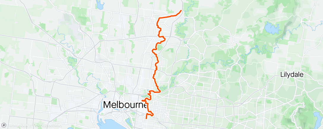 Map of the activity, Morning Commute.