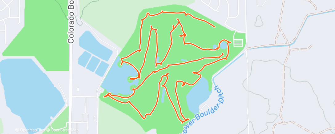 Map of the activity, Gölf