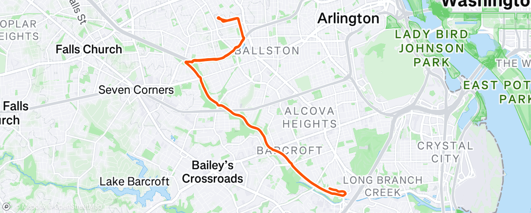 Map of the activity, Morning Ride