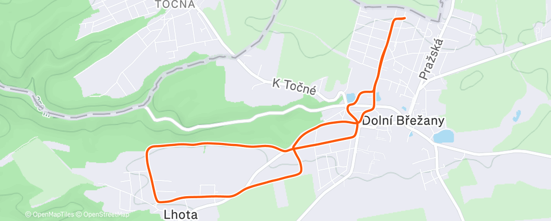 Map of the activity, Klusík s Kájou