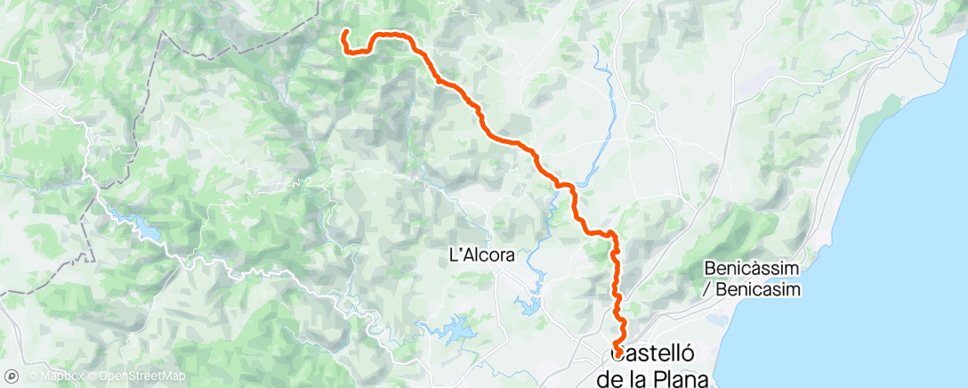 Map of the activity, Penyagolosa Trails MiM 2024 #La12+1
