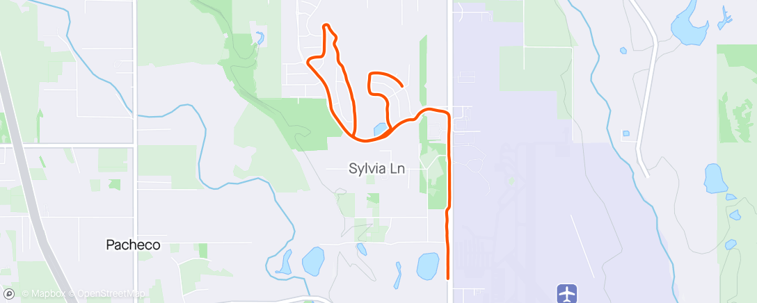 Map of the activity, 3.1mi Easy Run with Runna ✅