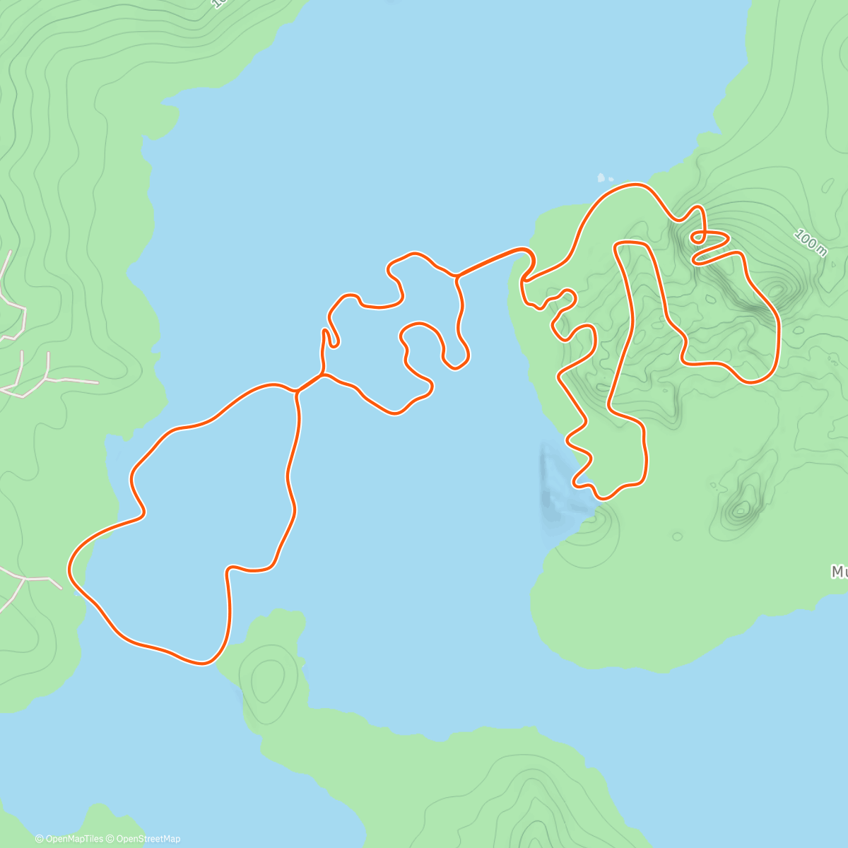 Map of the activity, Zwift - Triple Twist in Watopia