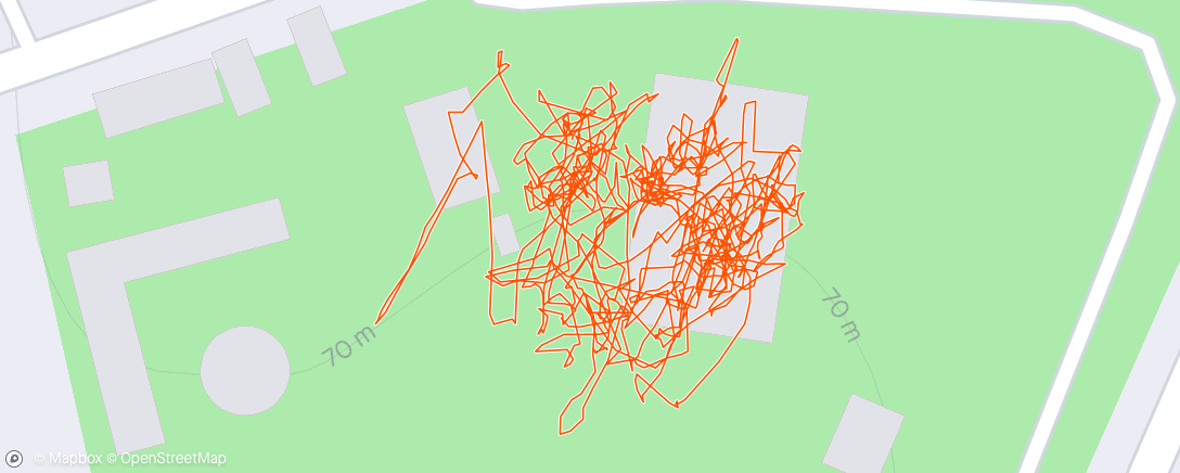 Map of the activity, Climbing with charlotte