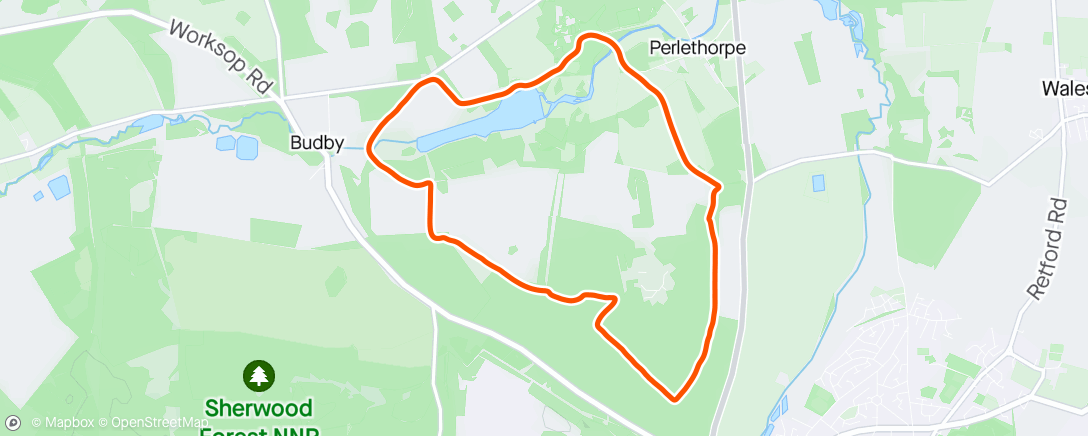 Map of the activity, Longhorn 10km