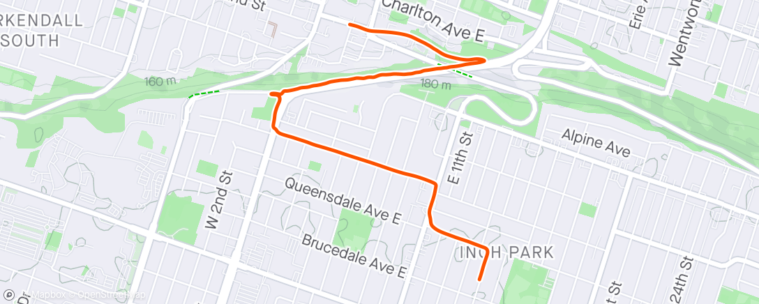 Map of the activity, Still hate it every time I ride the Keddy Acoustically