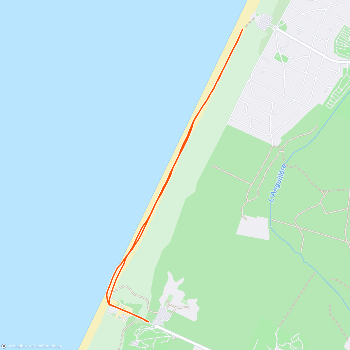 Map of the activity, So Beach 🏝