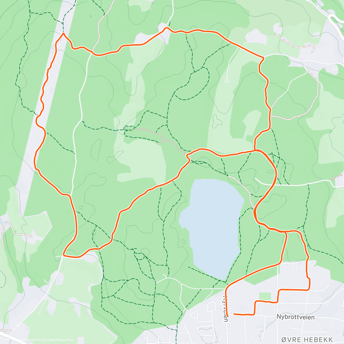 Карта физической активности (Skogstur før solnedgang)