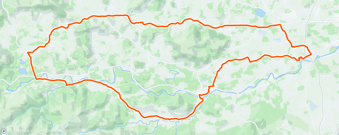 Map of the activity, Dreich Dinnet dawdle