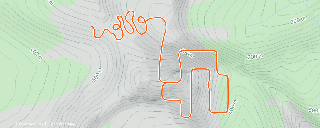 Карта физической активности (Zwift - Scotland)