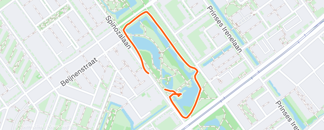 Карта физической активности (Lunch Run)