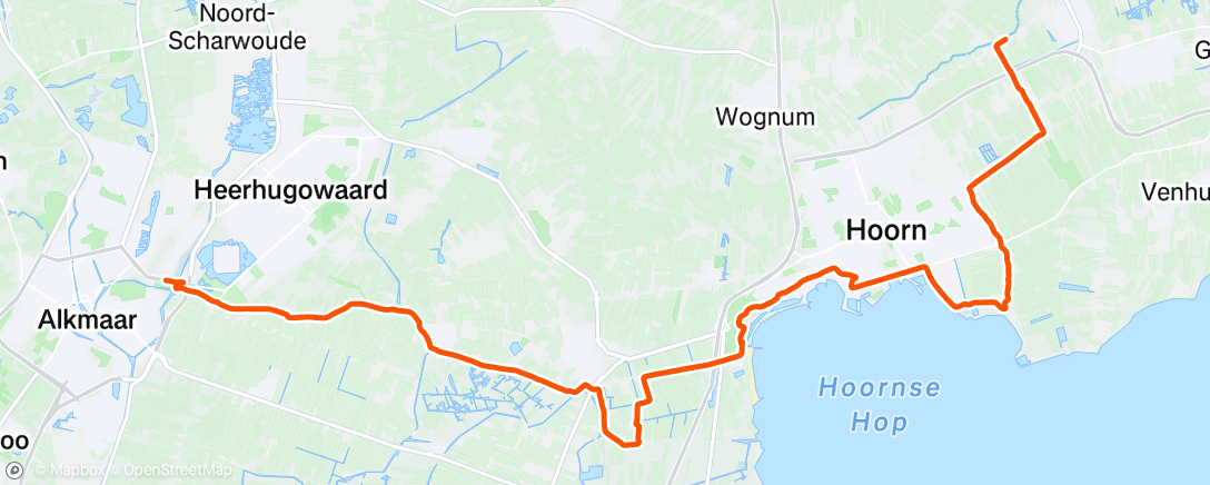 Map of the activity, ‘Met Tinus’