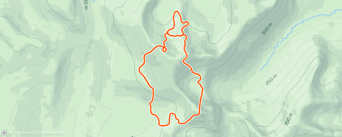 Map of the activity, Zwift Tlen