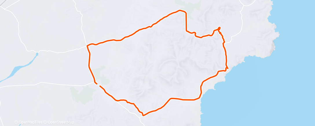 Карта физической активности (Rodalquilar - Albaricoques)