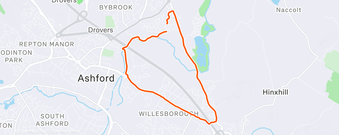 Peta aktivitas, Lunch Run