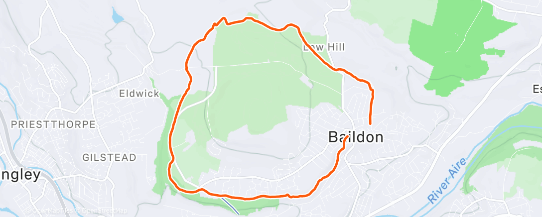 Карта физической активности (Dead legs)