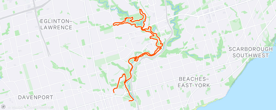 Map of the activity, The Don - 2024 - Day 55