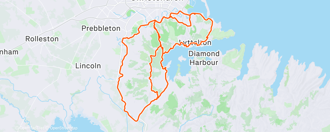 Carte de l'activité Cycling