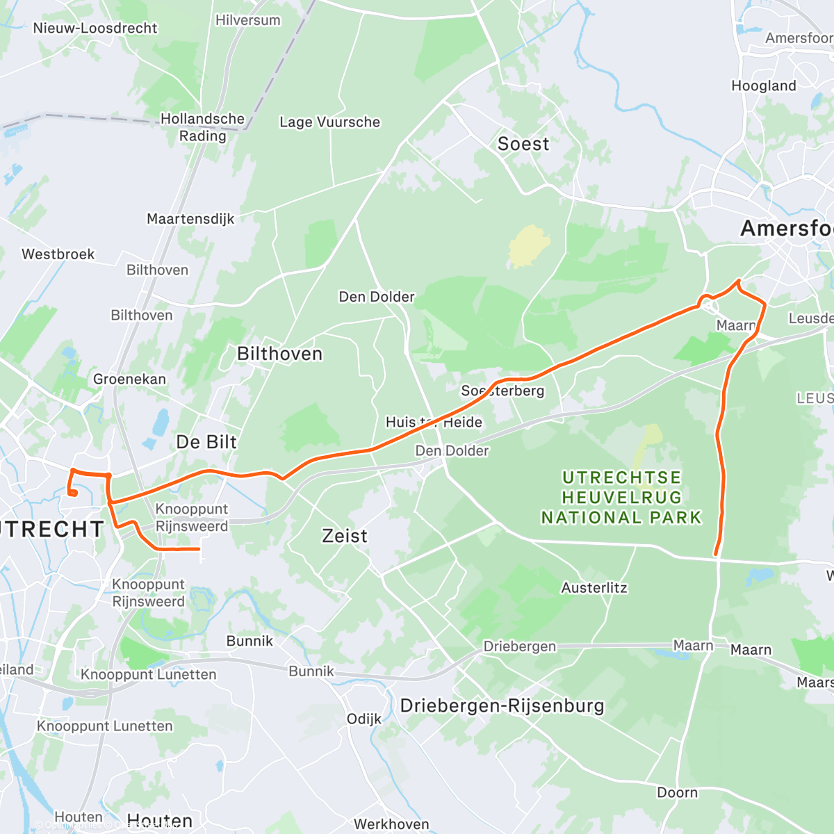 Map of the activity, ROUVY - La Vuelta 2022 | Stage 2 - Utrecht | NL