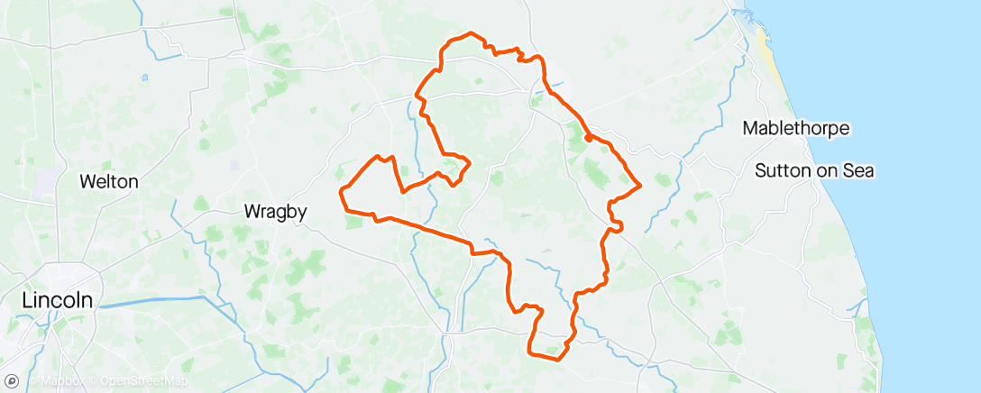 Map of the activity, Morning Ride