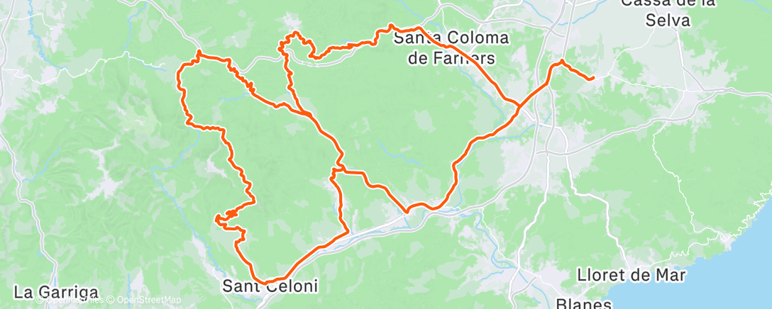 Карта физической активности (Bicicleta por la mañana)