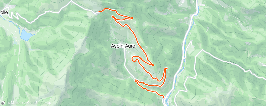 Map of the activity, ROUVY - Col d'Aspin