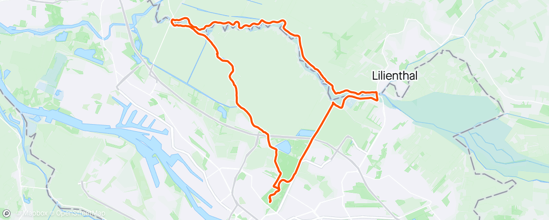 Map of the activity, E-Bike-Fahrt zur Mittagszeit
