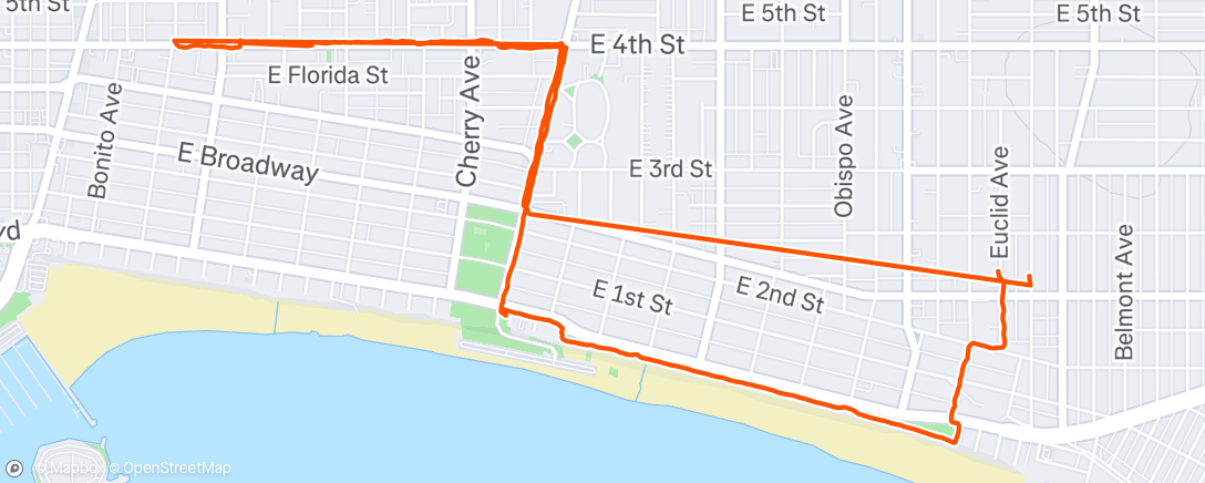 Map of the activity, Night Walk