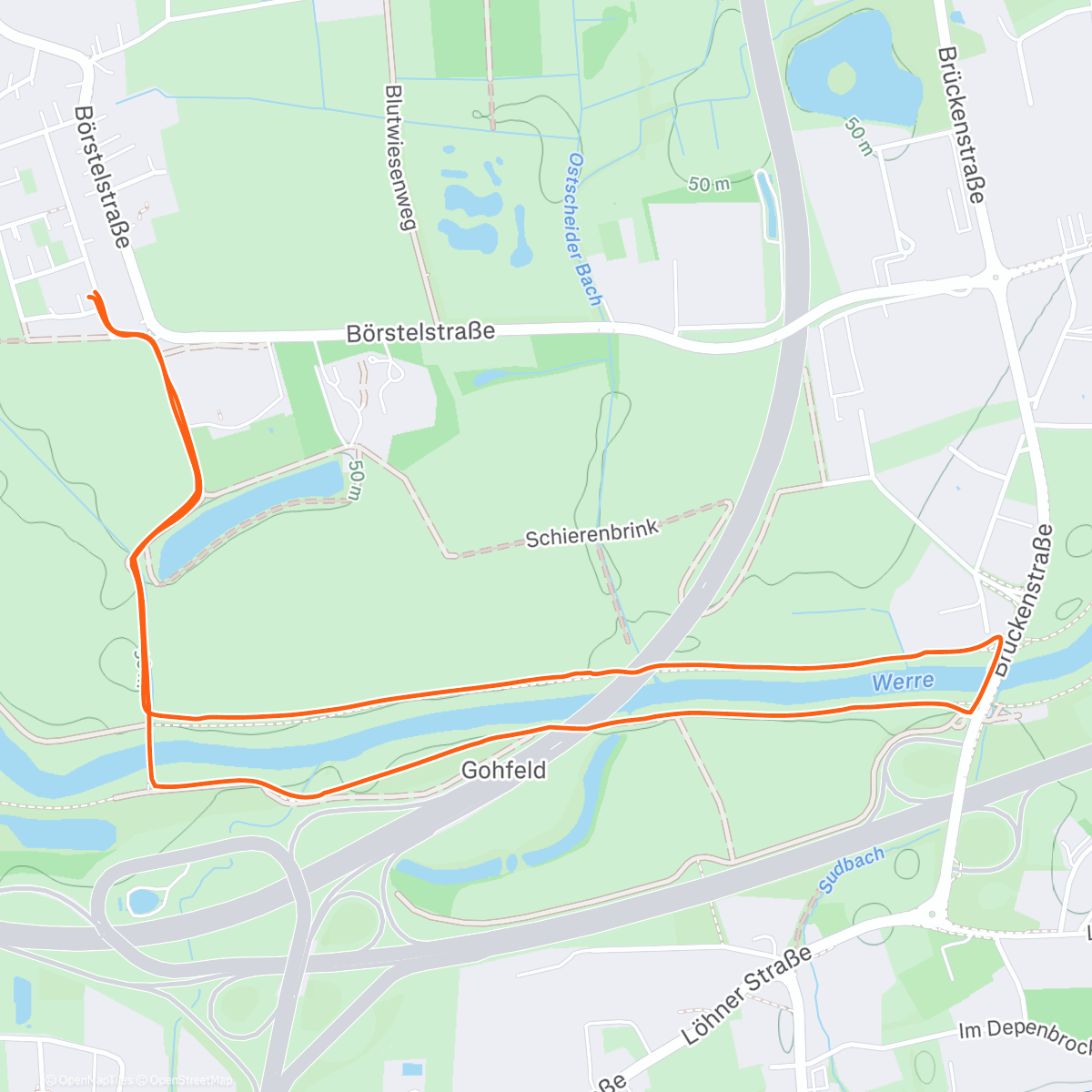 Map of the activity, Trainerin Teja gibt das Tempo vor 😄🐶