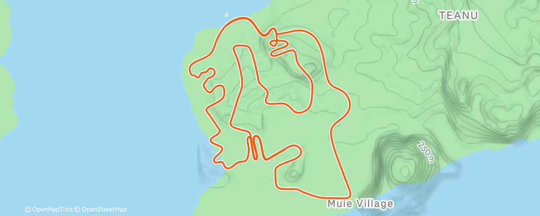 Map of the activity, Zwift - Lactate Shuttle Short on Figure 8 in Watopia
