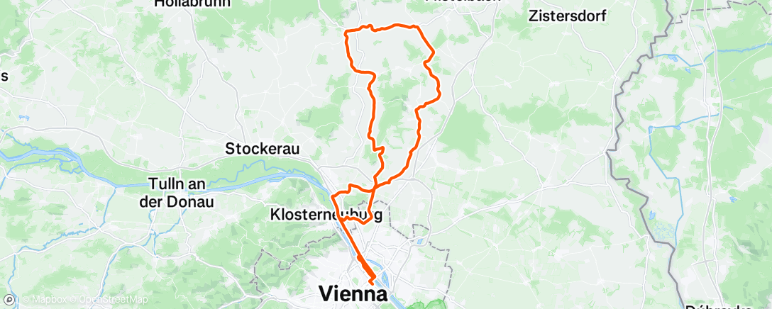 Map of the activity, windy sunday ride 🌬️🍂