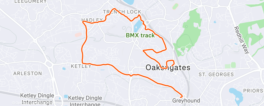 Map of the activity, Recovery 5