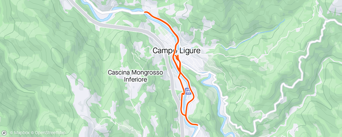 Karte der Aktivität „Corsa - 30'”
